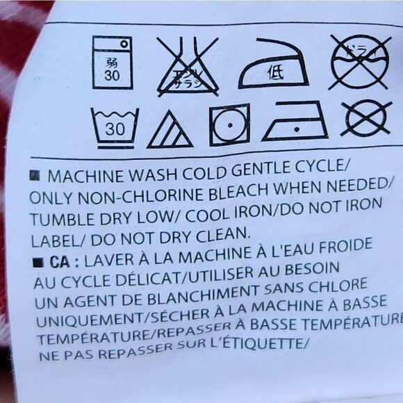 💜Old Navy Red & White Striped Boatneck Elbow Sleeve Top Small - Picture 8 of 8